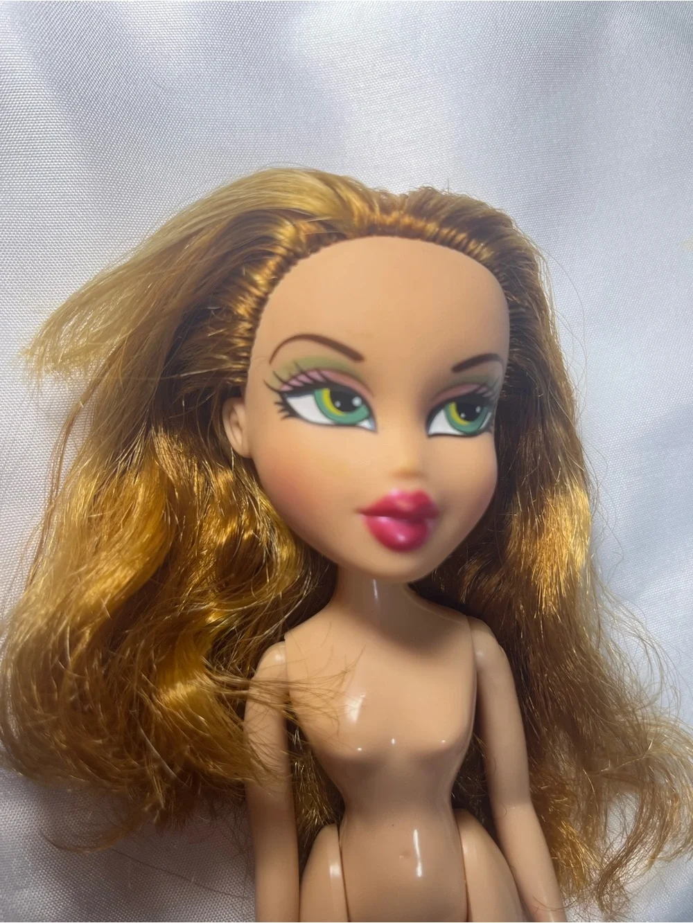Vintage Bratz Meygan Strut It Doll 2001 MGA Nude No Shoes Red‎ Hair
